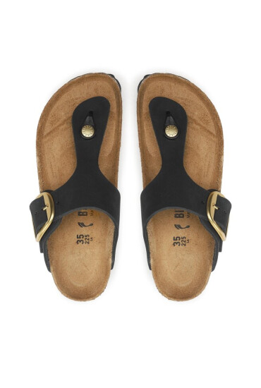 Birkenstock Джапанки Gizeh Big Buckle 1024107 Черен - Mera.bg