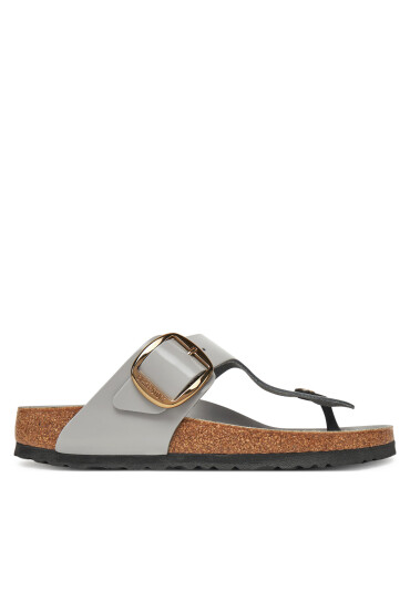 Birkenstock Джапанки Gizeh Big Buckle Hex 1029507 Сив - Mera.bg