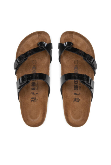 Birkenstock Джапанки Mayari 071093 Schwarz Lack/Czarny Lak. - Mera.bg