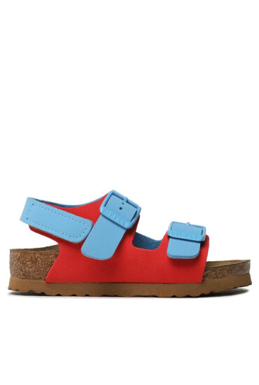Birkenstock Сандали Milano 1024373 Sky Blue/Active Red - Mera.bg