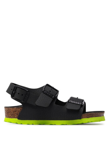 Birkenstock Сандали Milano Kinder 1022129 Desert Soil Black Lime - Mera.bg