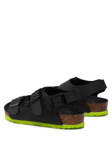 Birkenstock Сандали Milano Kinder 1022129 Desert Soil Black Lime - Mera.bg