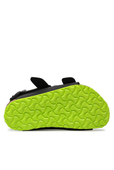 Birkenstock Сандали Milano Kinder 1022129 Desert Soil Black Lime - Mera.bg