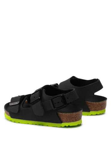 Birkenstock Сандали Milano Kinder 1022157 Desert Soil Black Lime - Mera.bg