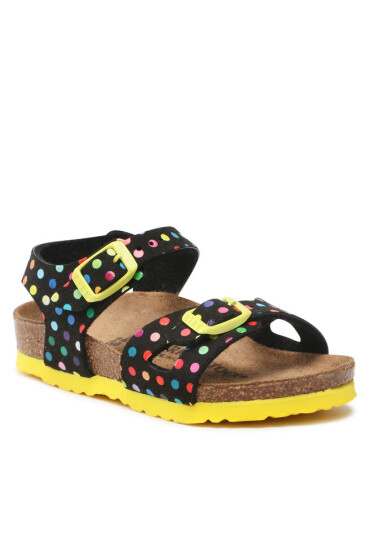 Birkenstock Сандали Rio Kids Rivet Logo 1021664 Digital Dots Black - Mera.bg