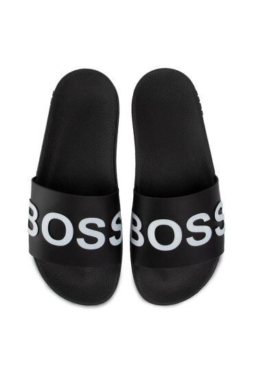 Boss Чехли Bay 50425152 10224455 01 Black 001 - Mera.bg