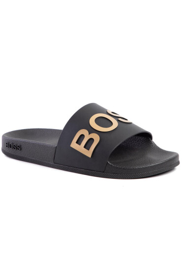 Boss Чехли Bay Slid 50425152 10224455 01 Black 007 - Mera.bg