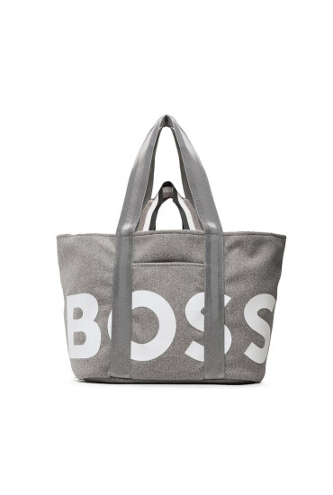 Boss Дамска чанта Deva Ew Tote 50486142 Сив - Mera.bg