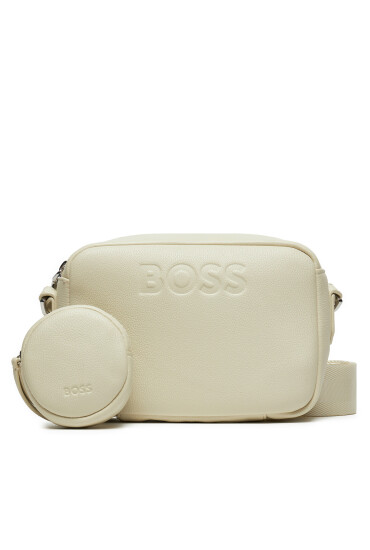 BOSS Дамска чанта Addison Crossbody 50523408 Екрю - Mera.bg