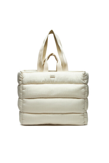 BOSS Дамска чанта Deva Tote 50529035 Екрю - Mera.bg