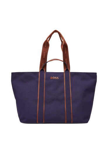 BOSS Дамска чанта Palmah Tote 50546461 Тъмносин - Mera.bg
