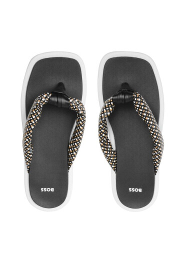 Boss Джапанки Allie 50493095 10249924 01 Black 003 - Mera.bg