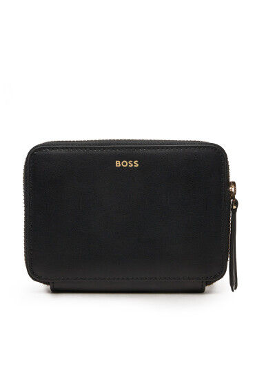 BOSS Голям дамски портфейл Ariell Sm Wallet 50515851 Черен - Mera.bg