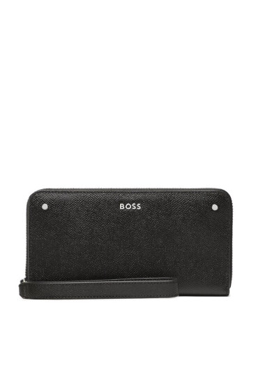 Boss Голям дамски портфейл Cindy 50487229 Black 001 - Mera.bg