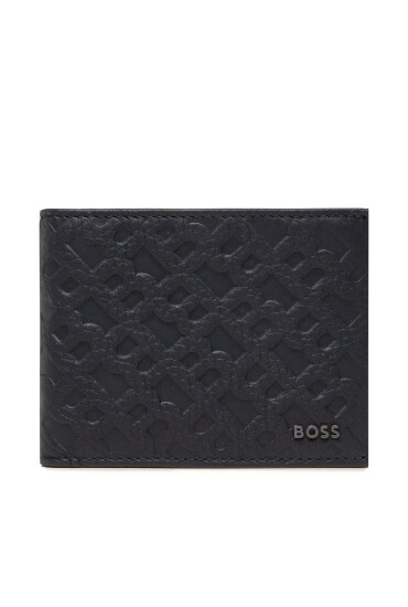 Boss Голям мъжки портфейл CrosstownAo 50479150 Тъмносин - Mera.bg