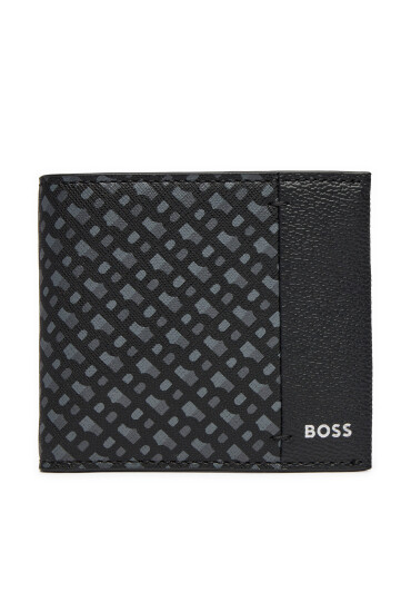 BOSS Голям мъжки портфейл Zair N 50529507 Черен - Mera.bg