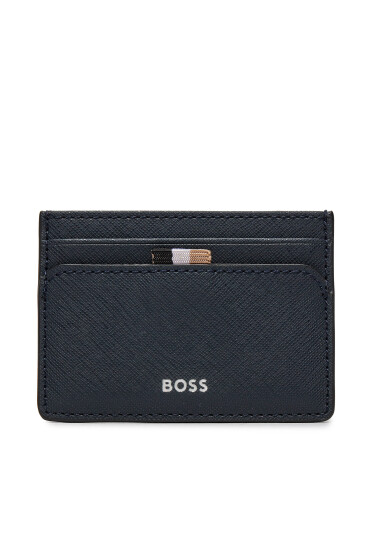 BOSS Калъф за кредитни карти 50498629 Тъмносин - Mera.bg