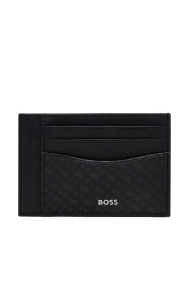 BOSS Калъф за кредитни карти 50542380 Черен - Mera.bg