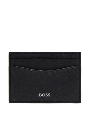 BOSS Калъф за кредитни карти 50542389 Черен - Mera.bg