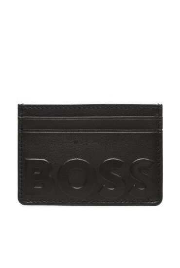 BOSS Калъф за кредитни карти Big Bd 50499101 Черен - Mera.bg