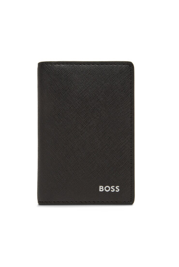 BOSS Калъф за кредитни карти Zair 50548808 10247449 01 Черен - Mera.bg