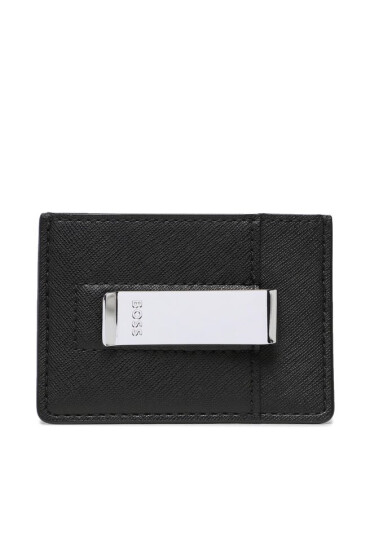 BOSS Калъф за кредитни карти Zair Money Clip I 50485622 Черен - Mera.bg