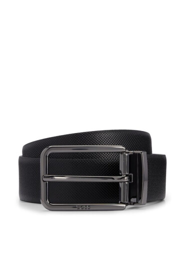 Boss Мъжки колан 50491857 Black 1 - Mera.bg