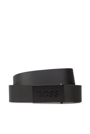 Boss Мъжки колан 50491905 Black 01 - Mera.bg