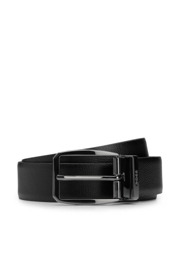 Boss Мъжки колан 50496706 Black 002 - Mera.bg