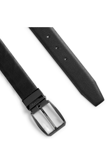 Boss Мъжки колан 50496706 Black 002 - Mera.bg