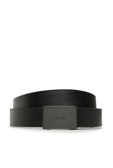 Boss Мъжки колан 50497298 Black 001 - Mera.bg