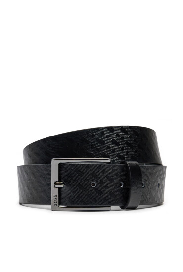 BOSS Мъжки колан Barn 50524047 Черен - Mera.bg