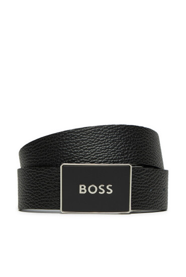 BOSS Мъжки колан Icon 50529690 Черен - Mera.bg