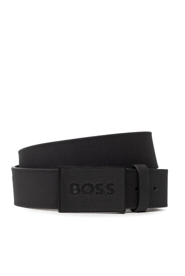BOSS Мъжки колан Icon-S1 50471333 Черен - Mera.bg