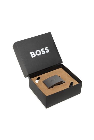 Boss Мъжки колан Jion 50471332 Черен - Mera.bg