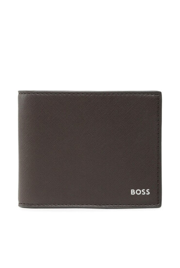 Boss Мъжки портфейл 50485623 Dark Brown 201 - Mera.bg