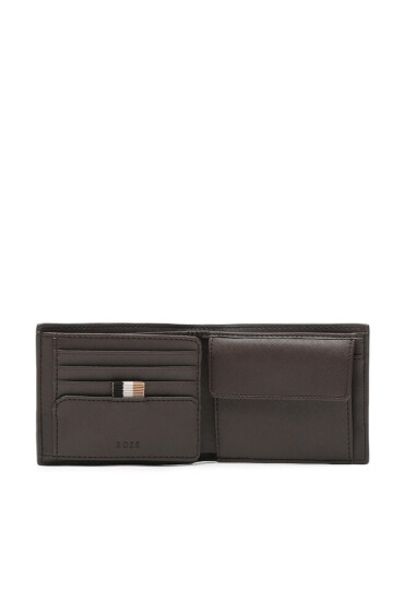 Boss Мъжки портфейл 50485623 Dark Brown 201 - Mera.bg