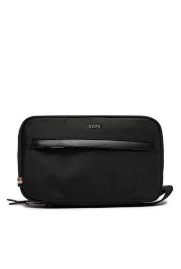 Boss Несесер Highway N Washbag 50504316 Черен - Mera.bg