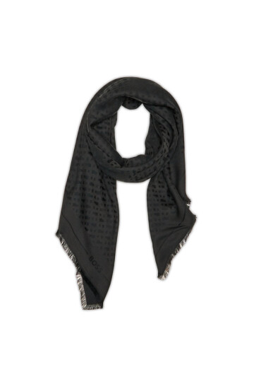 Boss Шал 50491366 Black 1 - Mera.bg