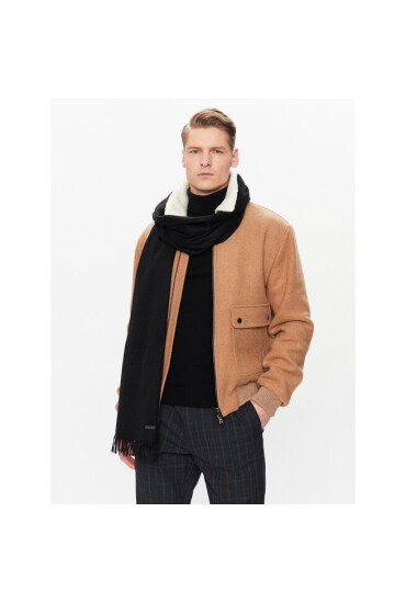 Boss Шал Ama 50483543 Black 001 - Mera.bg