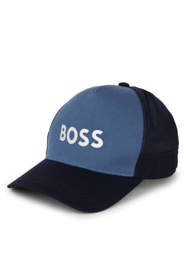 BOSS Шапка с козирка J50950 Син - Mera.bg