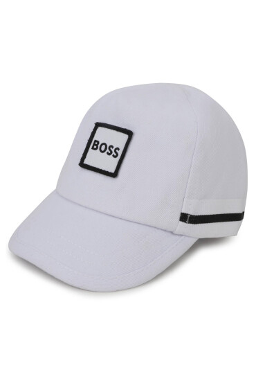 BOSS Шапка с козирка J91138 Бял - Mera.bg
