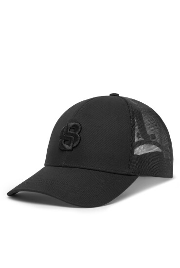 BOSS Шапка с козирка Zed-Trucker-B-Icon 50539784 Черен - Mera.bg