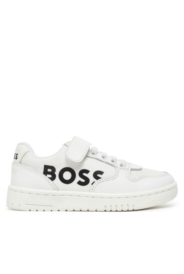 BOSS Сникърси J51644 E Бял - Mera.bg
