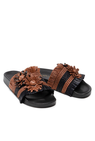Brenda Zaro Чехли 3919 Brwon/Black - Mera.bg