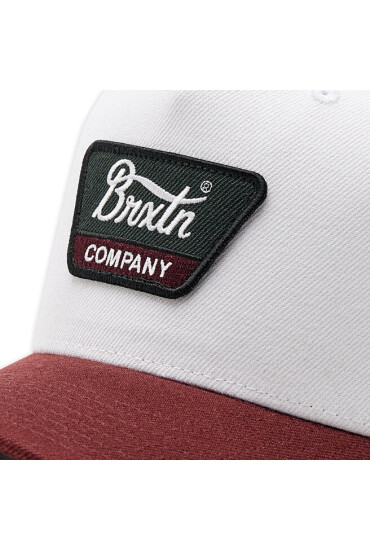 Brixton Шапка с козирка Linwood 10980 Mahogany/Off White - Mera.bg