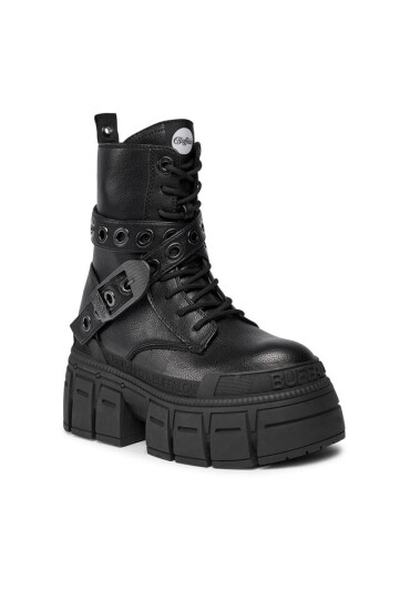 Buffalo Боти Gospher Lace Up Mid 1622351 Black - Mera.bg
