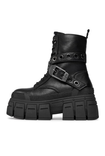Buffalo Боти Gospher Lace Up Mid 1622351 Black - Mera.bg