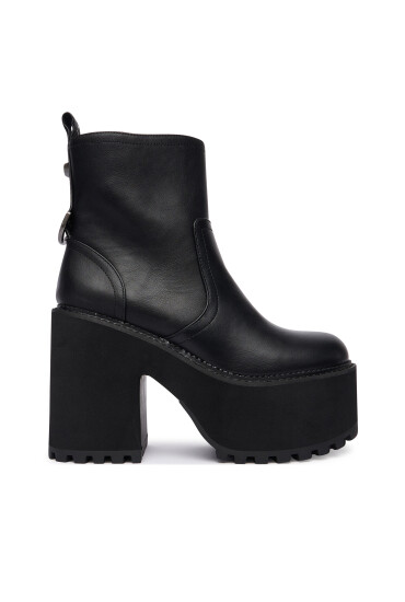 Buffalo Боти Killah Zip Boot Mid 1622374 Черен - Mera.bg