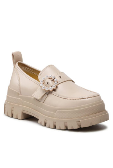 Buffalo лоуфъри с дебела подметка Aspha Loafer Buckle 1622126 Beige - Mera.bg